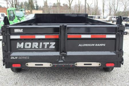 New 2026 Moritz 6' 10" x 14' Heavy Commercial DLH Series Dump Trailer - 14000# GVW