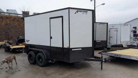 New 2026 Homesteader 7x12 Intrepid  OVERLAND  V-Nose Cargo Trailer w/ Ramp Door