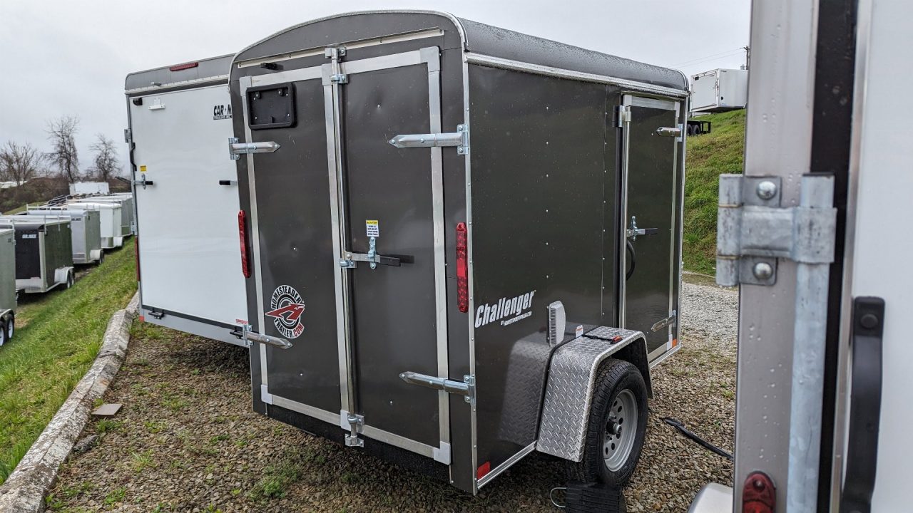 New 2026 Homesteader 5x8 Challenger Cargo Trailer w/ Double Barn Doors