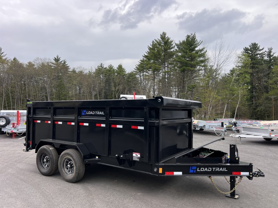 New 2026 Load Trail 7x14 Dump Trailer-HD/ 4' High Sides/ 8" I beam frame/ Tarp kit & Ramps - 14k GVW
