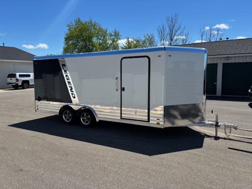 New 2026 Legend Trailers 8x21DVNTA2 Cargo / Enclosed Trailer Added Height Ramp Door Pkg.