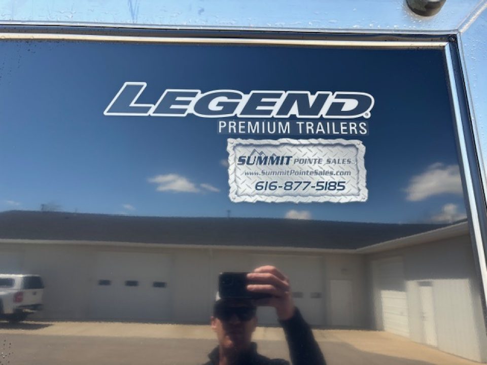 New 2026 Legend Trailers 8x21DVNTA2 Cargo / Enclosed Trailer Added Height Ramp Door Pkg.