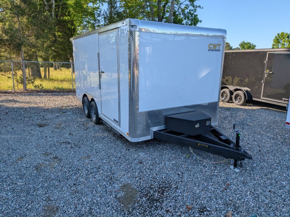 New 2026 Covered Wagon Trailers 8.5x16 10K Gold Series w/ Ramp Door & Pro Landscape Package