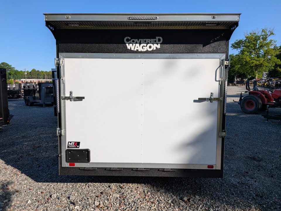 New 2026 Covered Wagon Trailers 8.5x16 10K Gold Series w/ Ramp Door & Pro Landscape Package