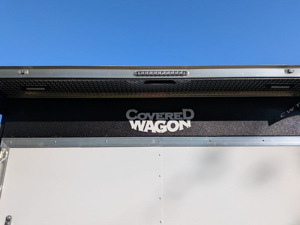 New 2026 Covered Wagon Trailers 8.5x16 10K Gold Series w/ Ramp Door & Pro Landscape Package