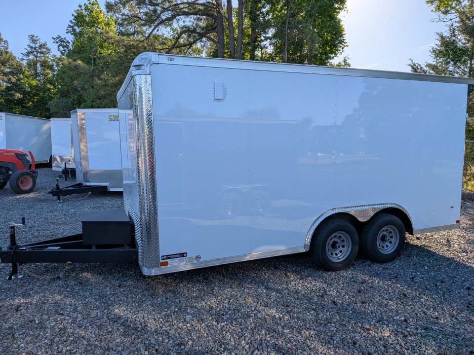 New 2026 Covered Wagon Trailers 8.5x16 10K Gold Series w/ Ramp Door & Pro Landscape Package
