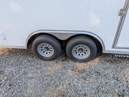New 2026 Covered Wagon Trailers 8.5x16 10K Gold Series w/ Ramp Door & Pro Landscape Package