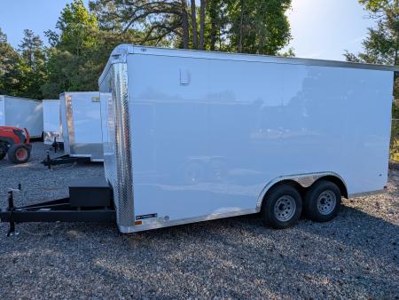 New 2026 Covered Wagon Trailers 8.5x16 10K Gold Series w/ Ramp Door & Pro Landscape Package