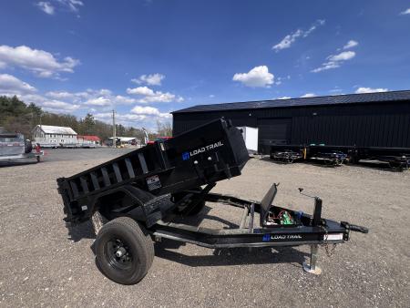 New 2026 LOAD TRAIL 5X8- 5200lb single axle Dump Trailer/ Ramps / 2-way gate- 5200gvw