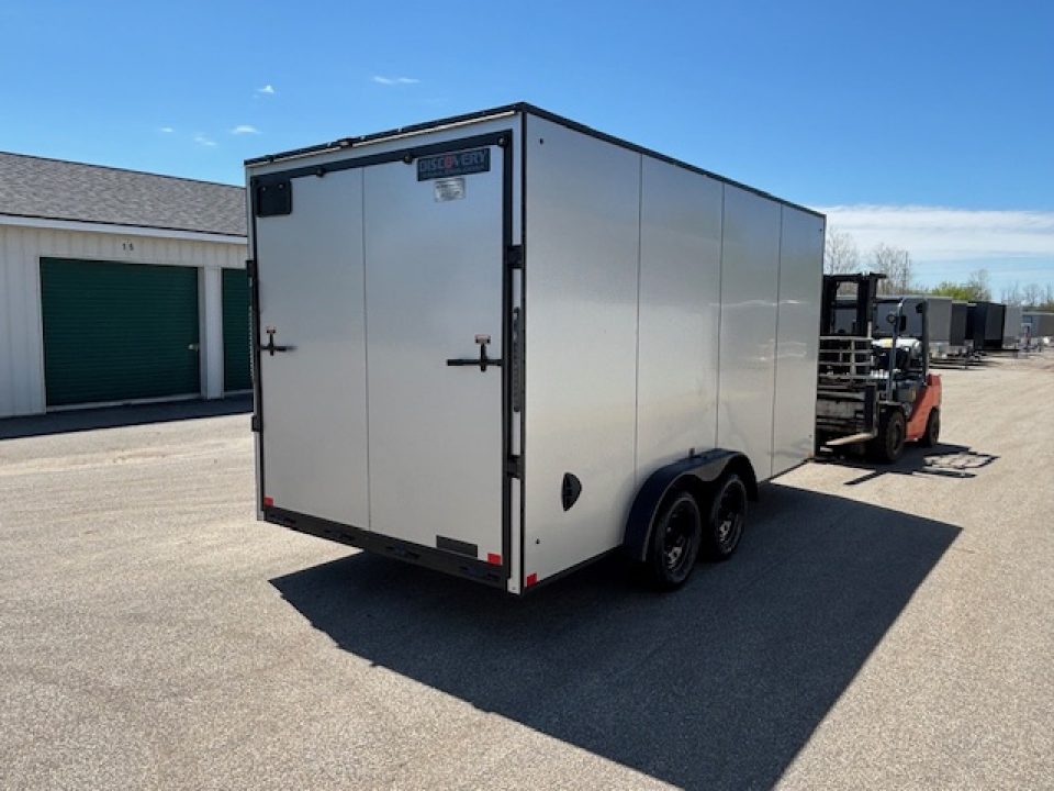 New 2026 Discovery Trailers 7.5x16 Cargo / Enclosed Trailer Added Height Ramp Door Pkg