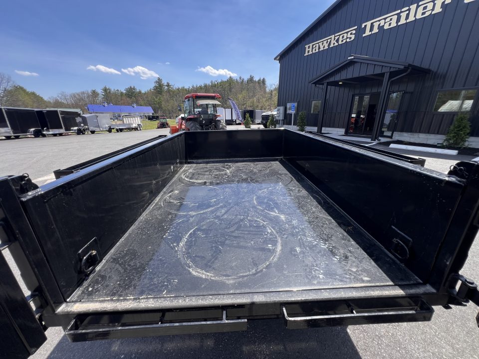 New 2026 LOAD TRAIL 5X8- 5200lb single axle Dump Trailer/ Ramps / 2-way gate- 5000gvw