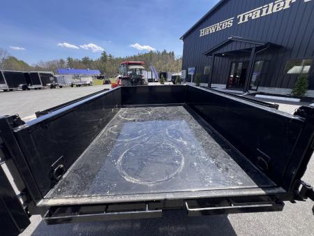 New 2026 LOAD TRAIL 5X8- 5200lb single axle Dump Trailer/ Ramps / 2-way gate- 5000gvw