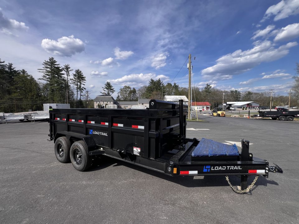 New 2026 Load Trail 7x14 Dump Trailer-HD/ 3' High Sides/ 8" I beam frame/ Tarp kit & Ramps - 14k GVW- Telescoping piston