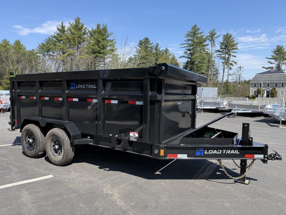 New 2026 Load Trail 7x14 Dump Trailer-HD/ 4' High Sides/ 8" I beam frame/ Tarp kit & Ramps - 14k GVW