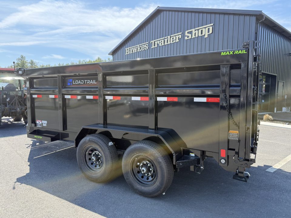 New 2026 Load Trail 7x14 Dump Trailer-HD/ 4' High Sides/ 8" I beam frame/ Tarp kit & Ramps - 14k GVW