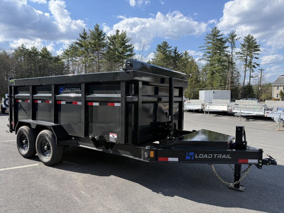 New 2026 Load Trail 7x14 Dump Trailer-HD/ 4' High Sides/ 8" I beam frame/Telescopic/ Tarp kit & Ramps - 14k GVW