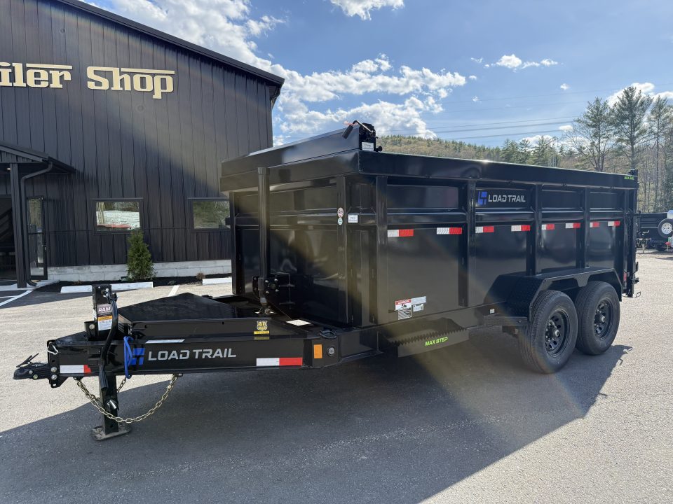 New 2026 Load Trail 7x14 Dump Trailer-HD/ 4' High Sides/ 8" I beam frame/Telescopic/ Tarp kit & Ramps - 14k GVW