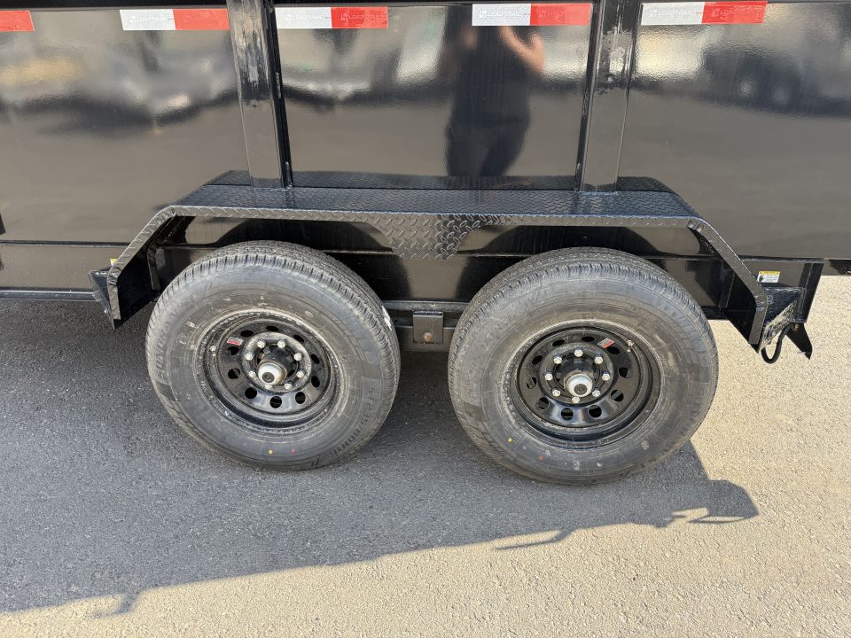 New 2026 Load Trail 7x14 Dump Trailer-HD/ 4' High Sides/ 8" I beam frame/Telescopic/ Tarp kit & Ramps - 14k GVW