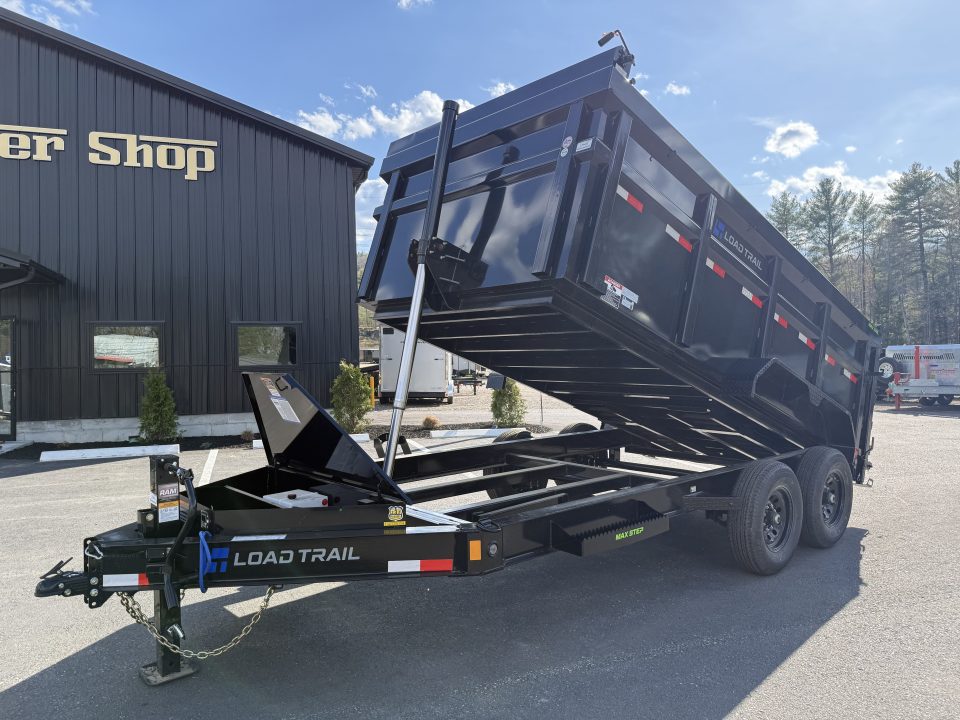 New 2026 Load Trail 7x14 Dump Trailer-HD/ 4' High Sides/ 8" I beam frame/Telescopic/ Tarp kit & Ramps - 14k GVW