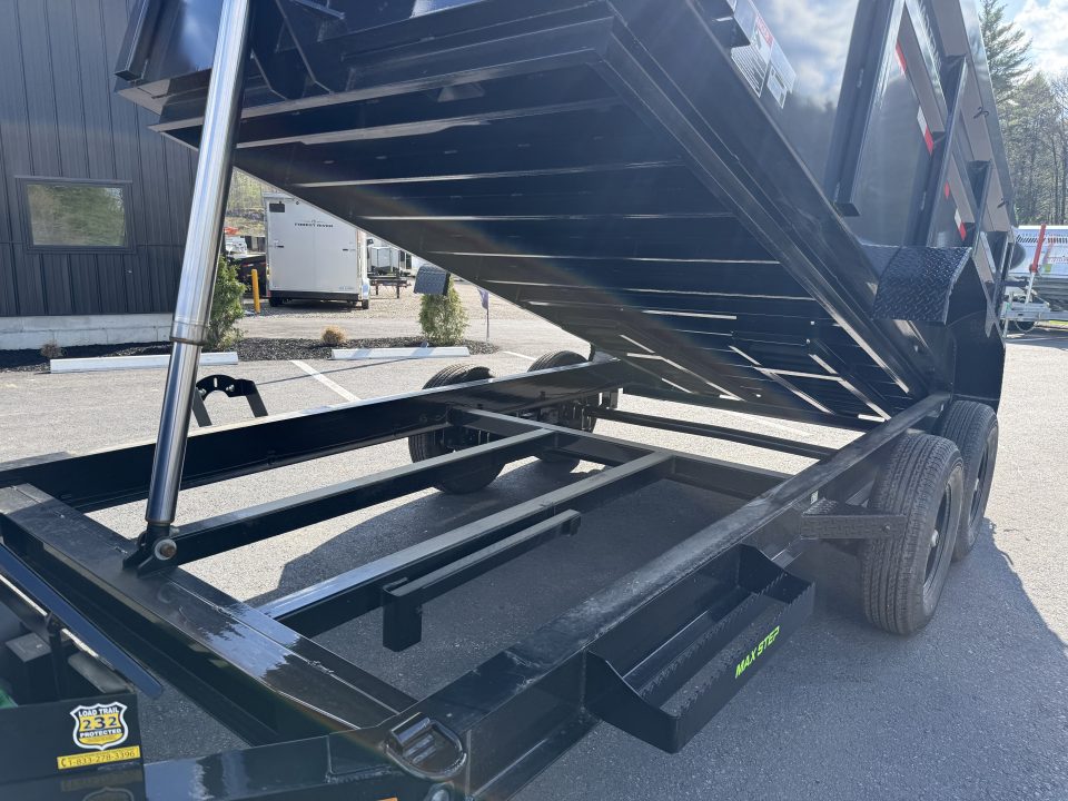 New 2026 Load Trail 7x14 Dump Trailer-HD/ 4' High Sides/ 8" I beam frame/Telescopic/ Tarp kit & Ramps - 14k GVW