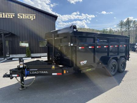 New 2026 Load Trail 7x14 Dump Trailer-HD/ 4' High Sides/ 8" I beam frame/Telescopic/ Tarp kit & Ramps - 14k GVW