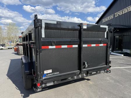 New 2026 Load Trail 7x14 Dump Trailer-HD/ 4' High Sides/ 8" I beam frame/Telescopic/ Tarp kit & Ramps - 14k GVW