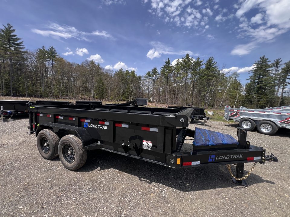 New 2026 Load Trail 7x14 Dump Trailer-HD/ 24'' Sides/ 8" I beam frame/ Tarp kit & Ramps - 14k GVW