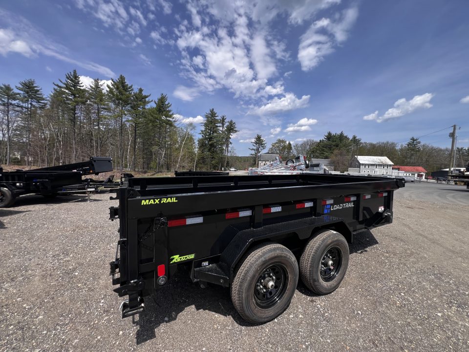 New 2026 Load Trail 7x14 Dump Trailer-HD/ 24'' Sides/ 8" I beam frame/ Tarp kit & Ramps - 14k GVW