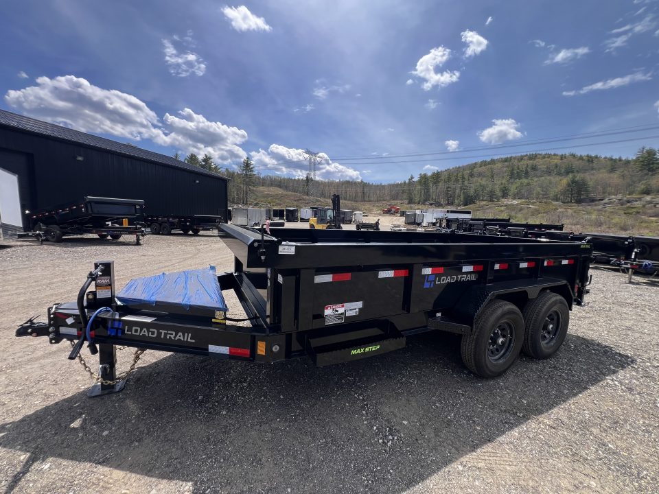 New 2026 Load Trail 7x14 Dump Trailer-HD/ 24'' Sides/ 8" I beam frame/ Tarp kit & Ramps - 14k GVW