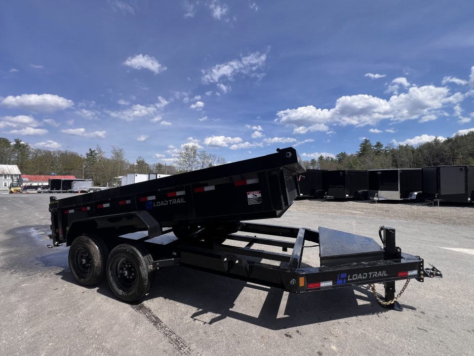 New 2026 Load Trail 7x14 Dump Trailer-HD/ 24'' Sides/ 8" I beam frame/ Tarp kit & Ramps - 14k GVW