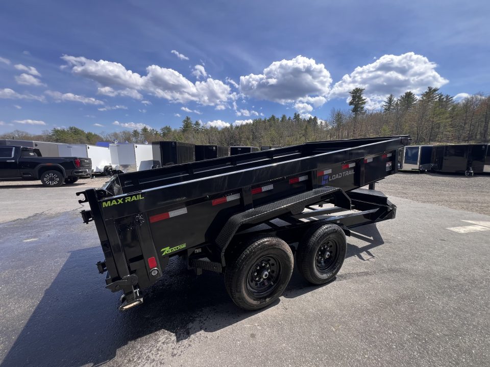 New 2026 Load Trail 7x14 Dump Trailer-HD/ 24'' Sides/ 8" I beam frame/ Tarp kit & Ramps - 14k GVW