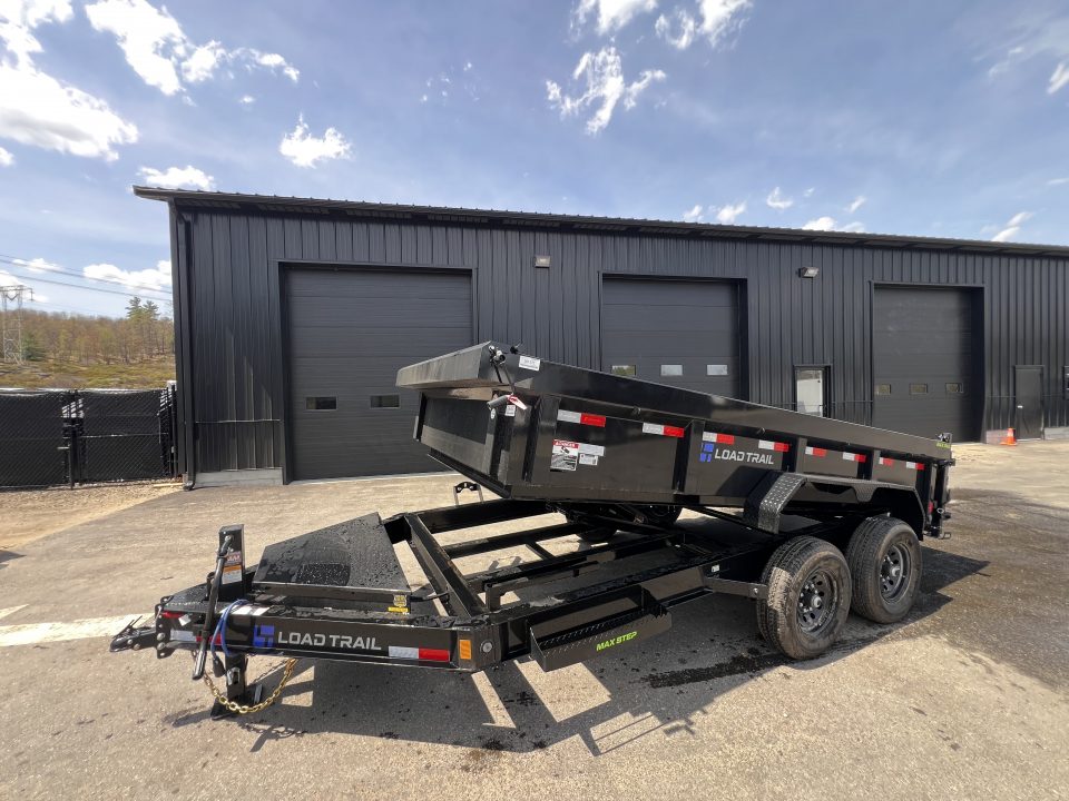 New 2026 Load Trail 7x14 Dump Trailer-HD/ 24'' Sides/ 8" I beam frame/ Tarp kit & Ramps - 14k GVW