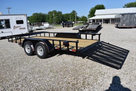New 2026 Buckwild Trailers 7x16 TA Utility Trailer