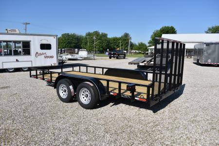 New 2026 Buckwild Trailers 7x16 TA Utility Trailer