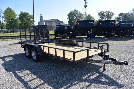 New 2026 Buckwild Trailers 7x16 TA Utility Trailer