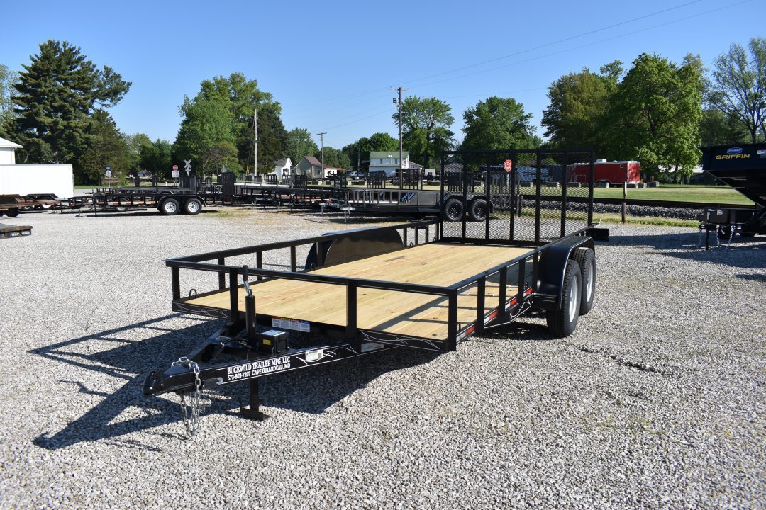 New 2026 Buckwild Trailers 7x16 TA Utility Trailer