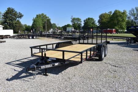 New 2026 Buckwild Trailers 7x16 TA Utility Trailer