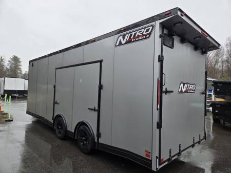 New 2026 Nitro 8.5x24 NHCC race trailer 9990lb gvwr with escape door and spread axle Car / Racing Trailer