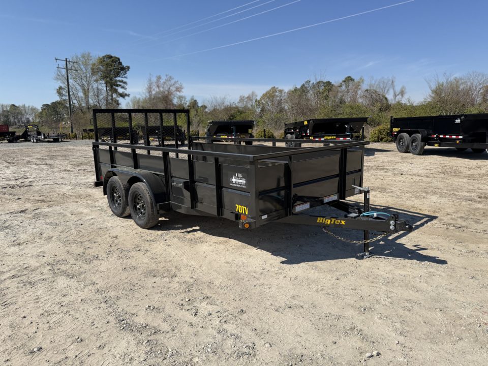 New 2026 Big Tex Trailers 70TV-16BK2B Utility Trailer