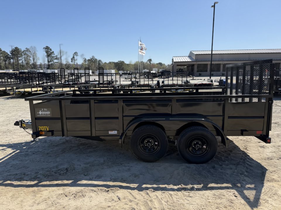 New 2026 Big Tex Trailers 70TV-16BK2B Utility Trailer