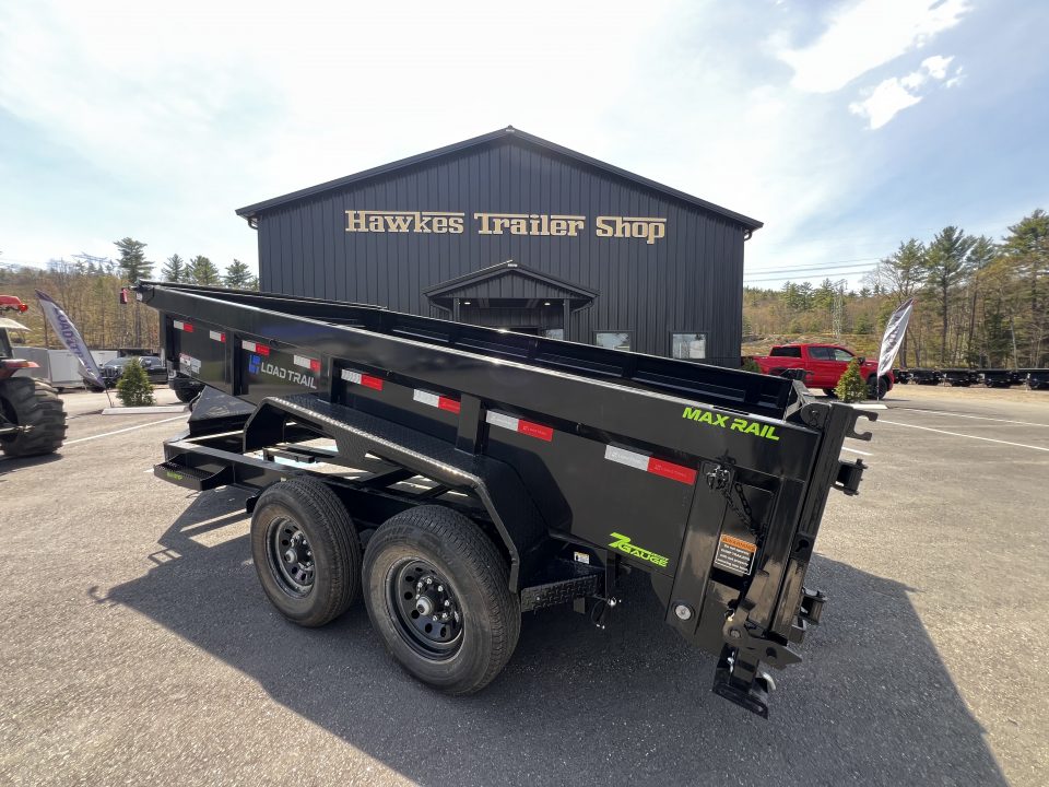 New 2026 Load Trail 7x14 Dump Trailer-HD/ 24'' Sides/ 8" I beam frame/ Tarp kit & Ramps - 14k GVW