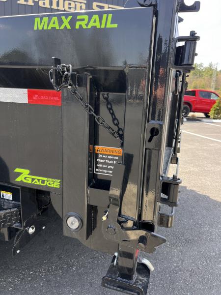 New 2026 Load Trail 7x14 Dump Trailer-HD/ 24'' Sides/ 8" I beam frame/ Tarp kit & Ramps - 14k GVW