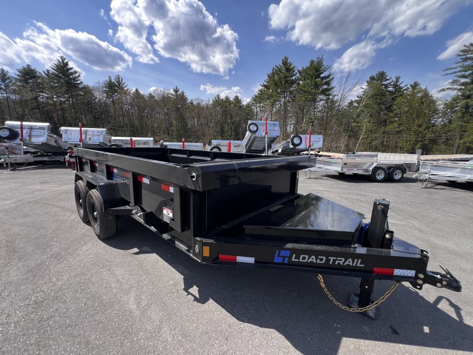 New 2026 Load Trail 7x14 Dump Trailer-HD/ 24'' Sides/ 8" I beam frame/ Tarp kit & Ramps - 14k GVW
