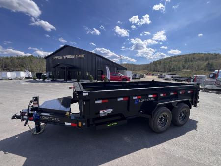 New 2026 Load Trail 7x14 Dump Trailer-HD/ 24'' Sides/ 8" I beam frame/ Tarp kit & Ramps - 14k GVW