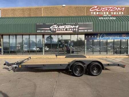 New #154522 2026 LAMAR CE 18 X 83 TANDEM AXLE 7K WOOD FLOOR CAR HAULER