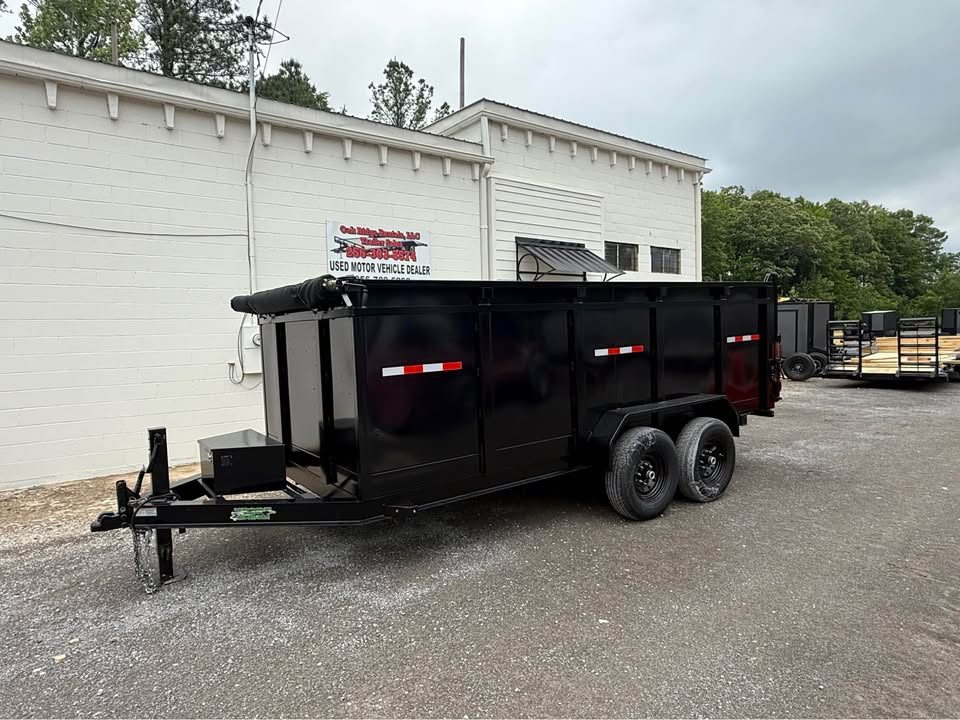 New 2026 Oak Ridge 7x16x4 14k Dump Trailer