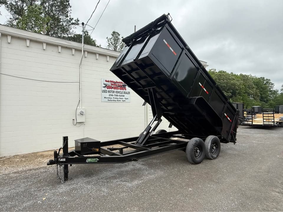 New 2026 Oak Ridge 7x16x4 14k Dump Trailer