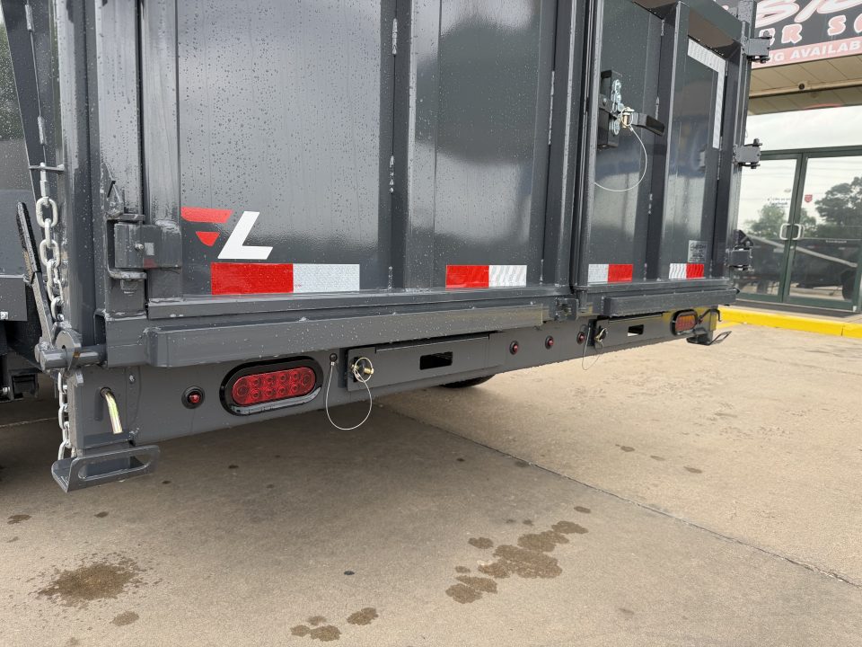 New #153363 026 LAMAR DL 16 X 83 TANDEM AXLE LOW PRO 14K BUMPER PULL DUMP W/ 3' SIDES