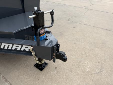 New #153363 026 LAMAR DL 16 X 83 TANDEM AXLE LOW PRO 14K BUMPER PULL DUMP W/ 3' SIDES