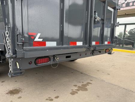 New #153363 026 LAMAR DL 16 X 83 TANDEM AXLE LOW PRO 14K BUMPER PULL DUMP W/ 3' SIDES